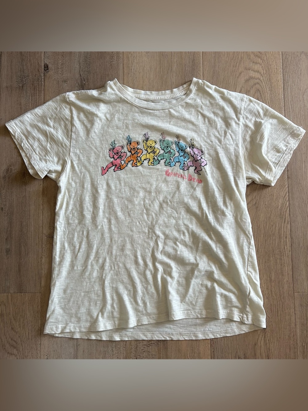 Lucky Brand x Grateful Dead Dancing Bears Oversized Boyfriend T-shirt